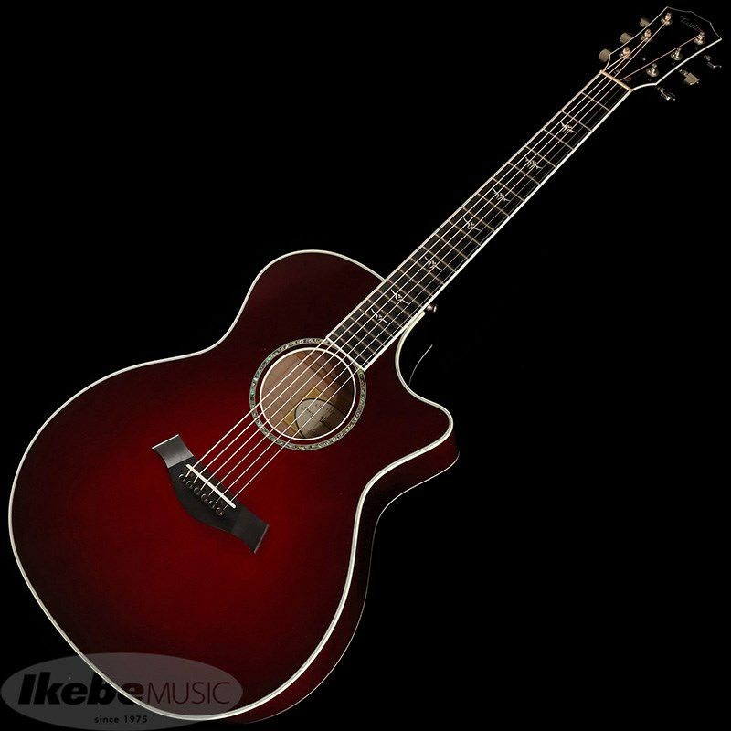 TAYLOR GAce-Maple AA Flame (Ruby Red Burst)の画像
